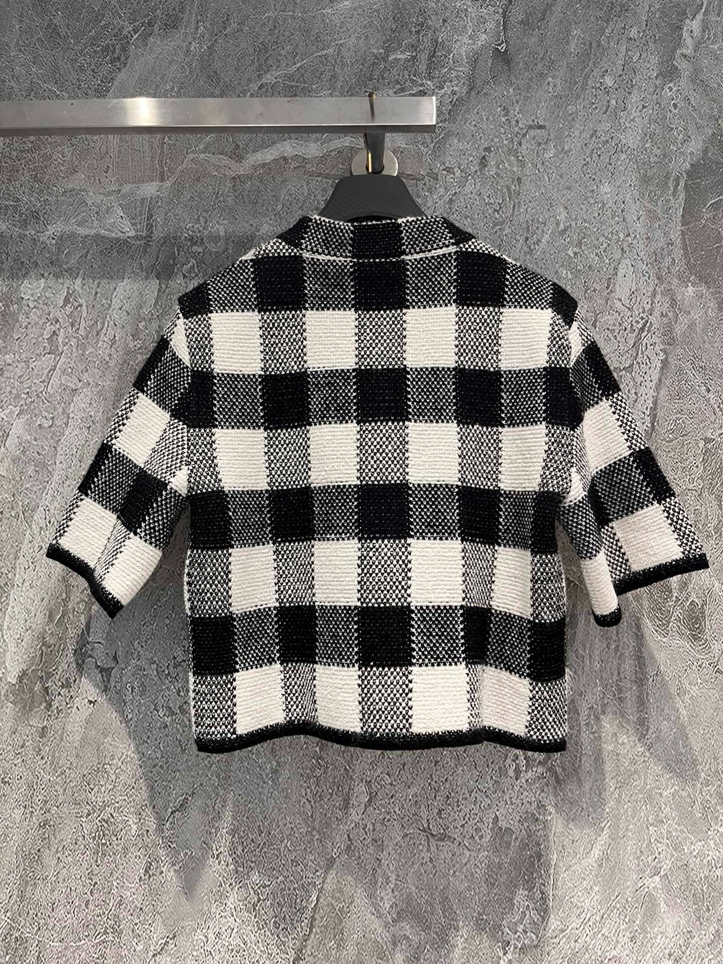 DD new contrast plaid jacket