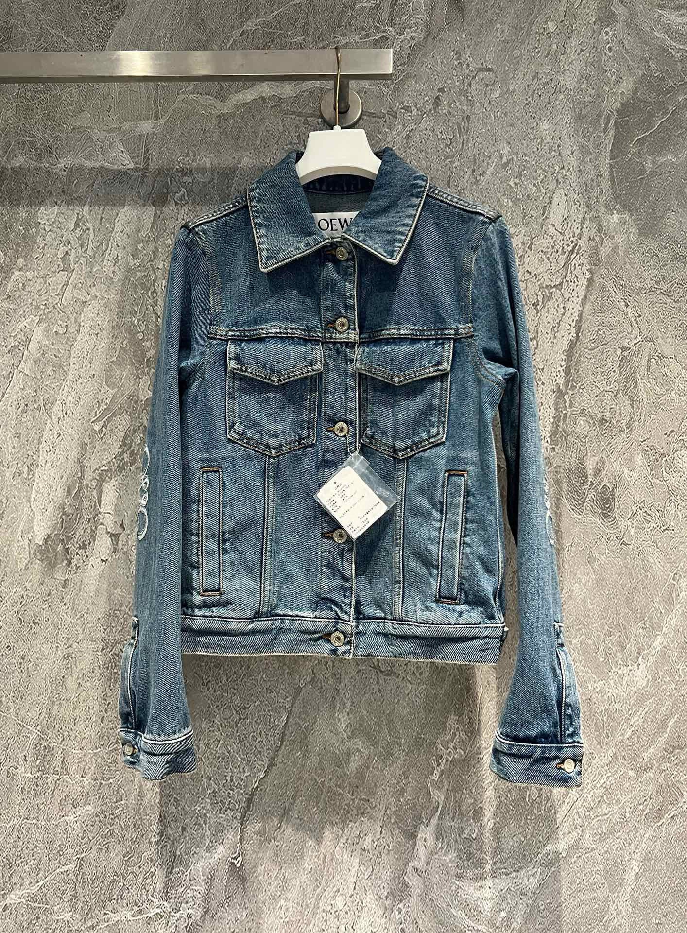 LW new exquisite logo denim jacket