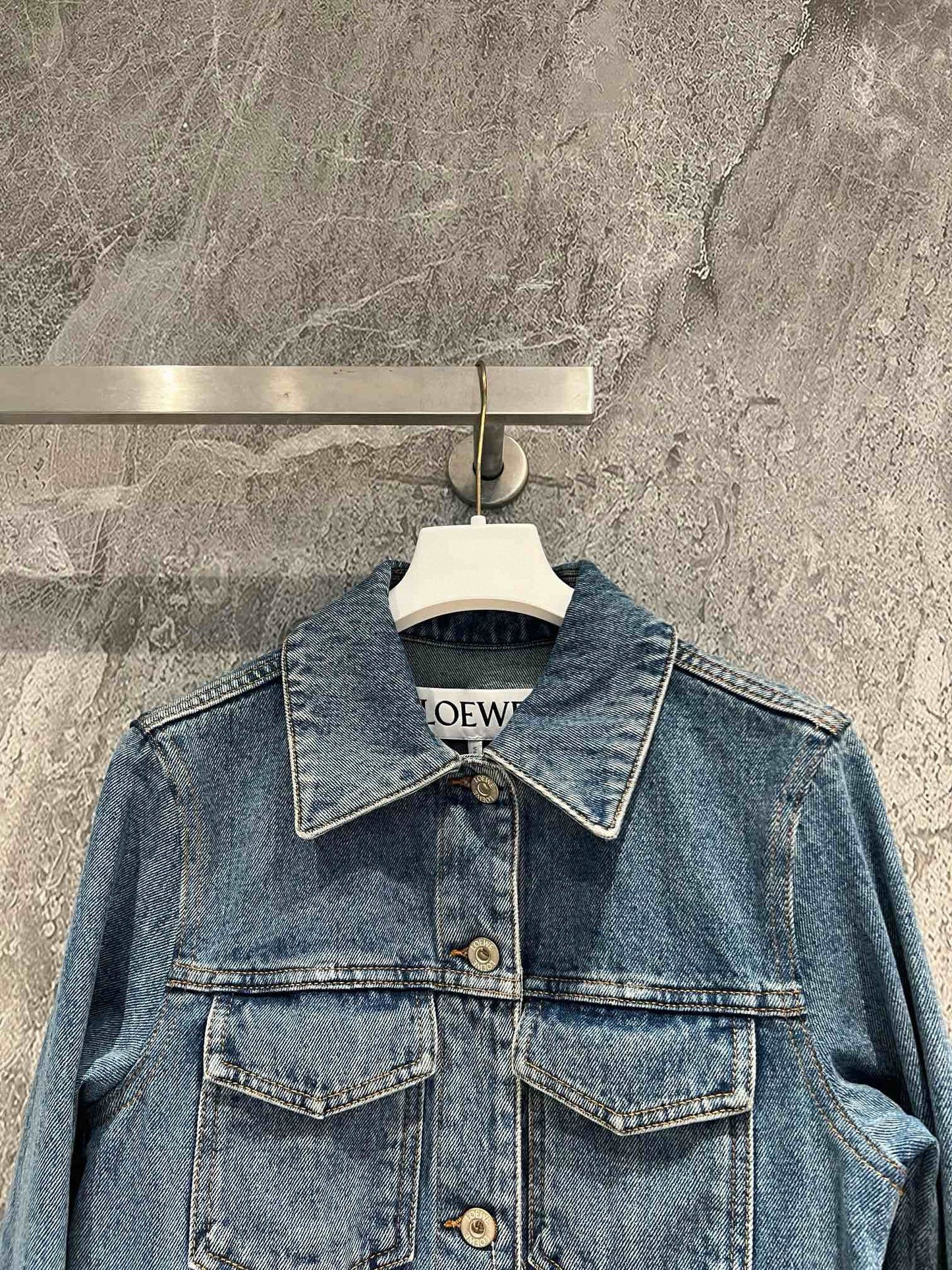 LW new exquisite logo denim jacket