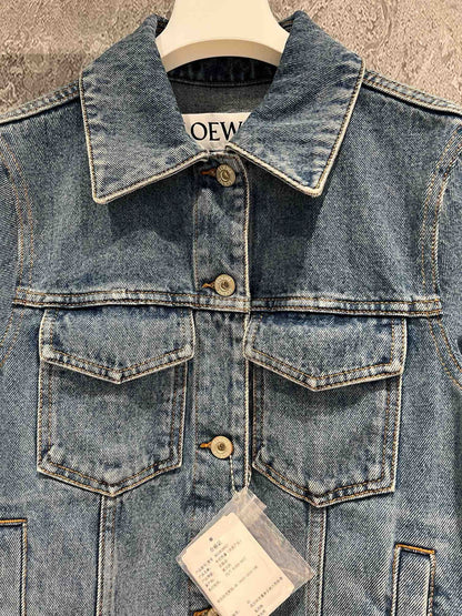 LW new exquisite logo denim jacket