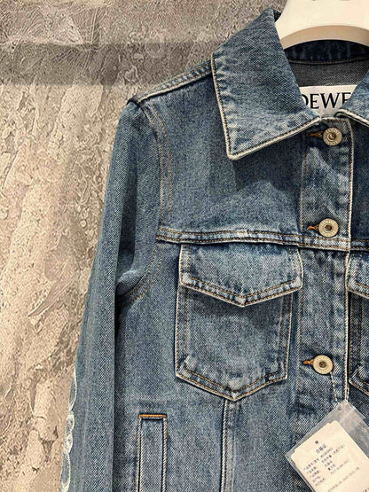 LW new exquisite logo denim jacket