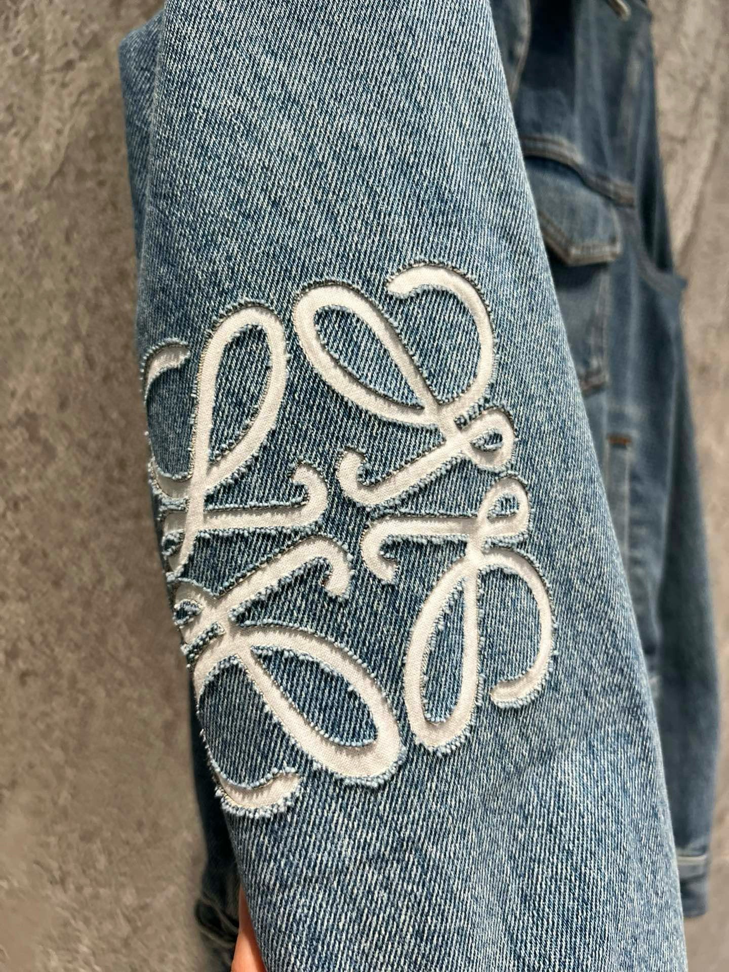 LW new exquisite logo denim jacket