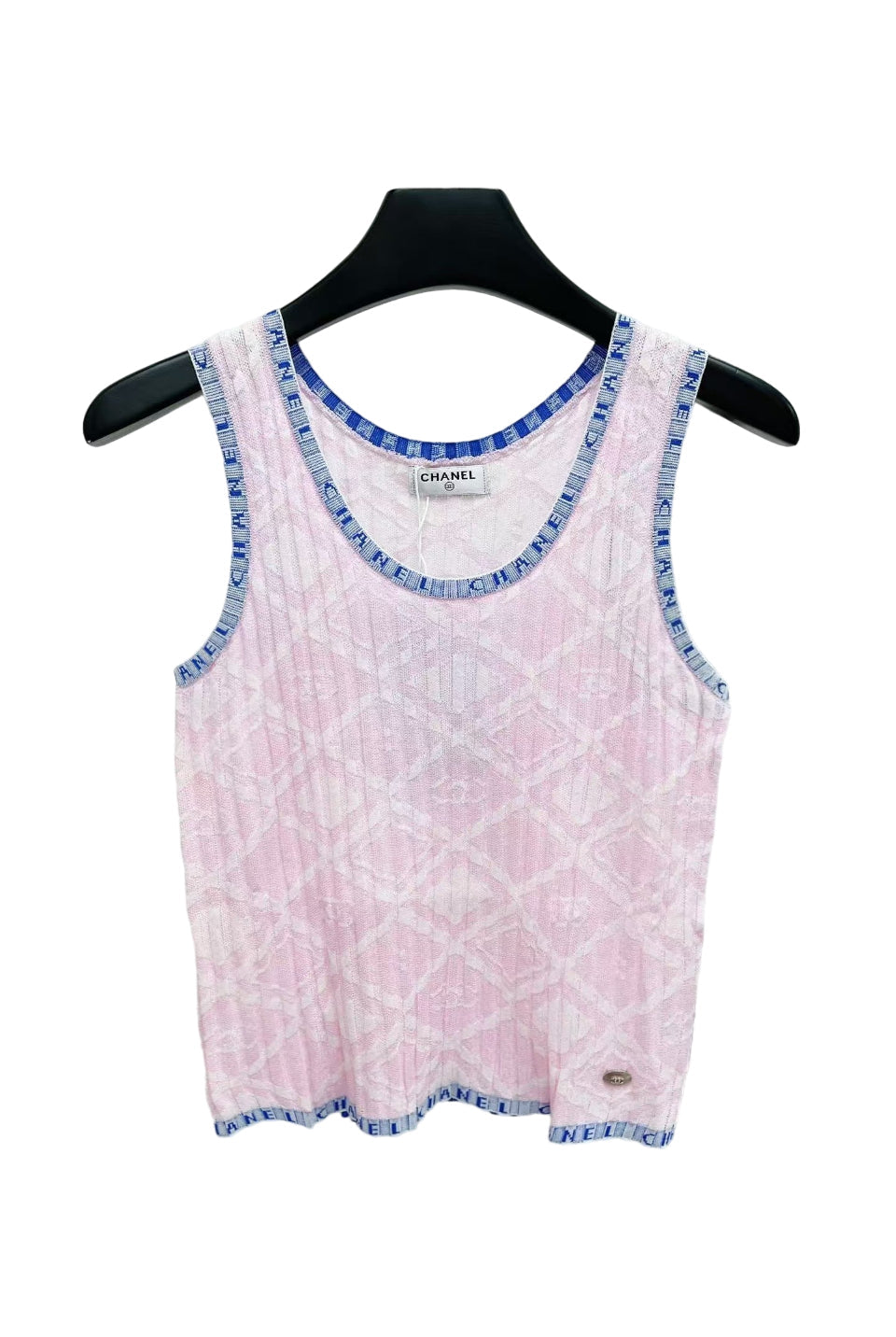 CC new style dark flower knitted vest