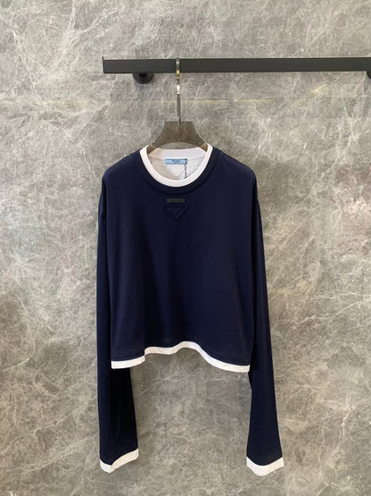 PD new contrast color sweatshirt