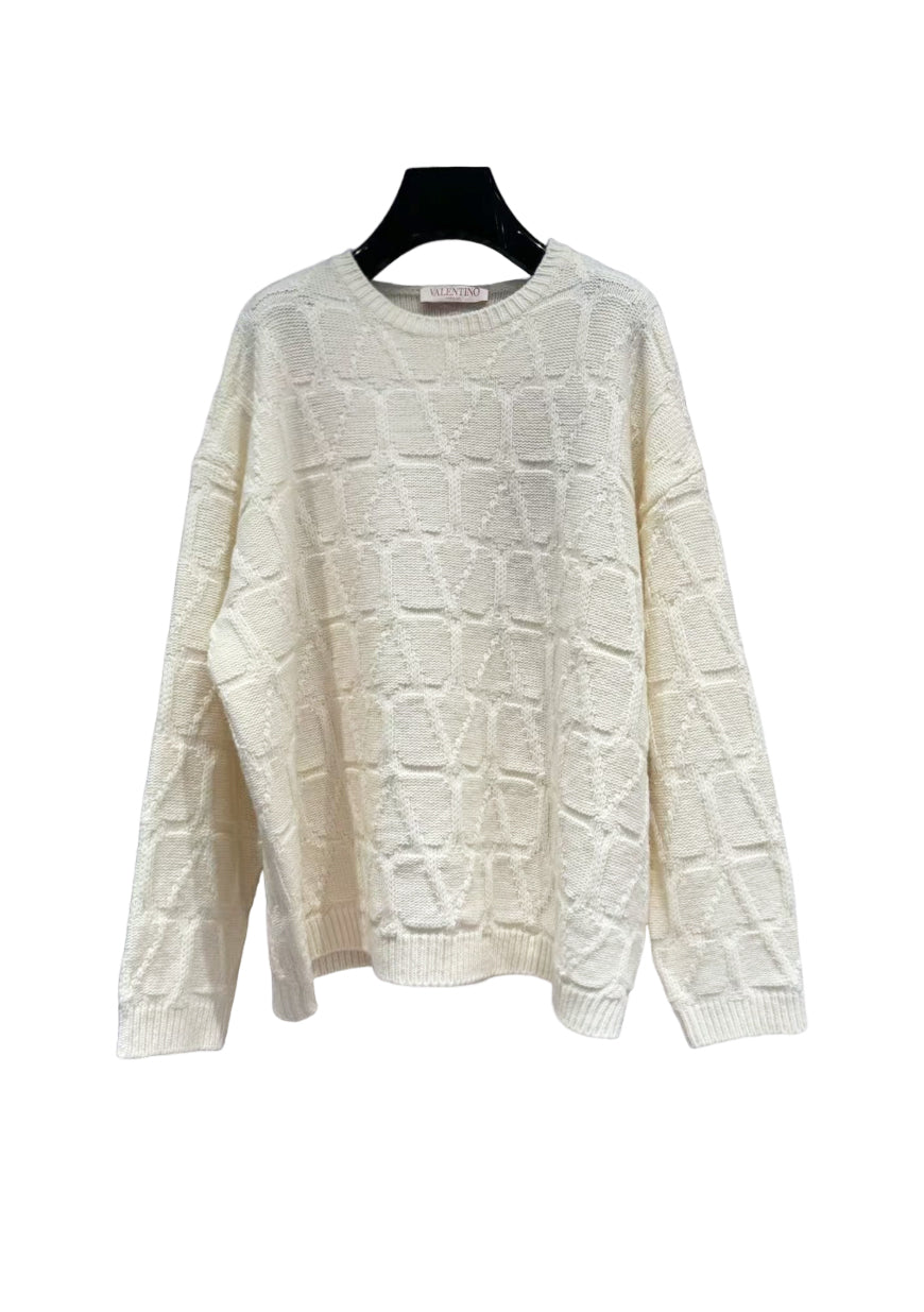 VT new embossed knitted long sleeves