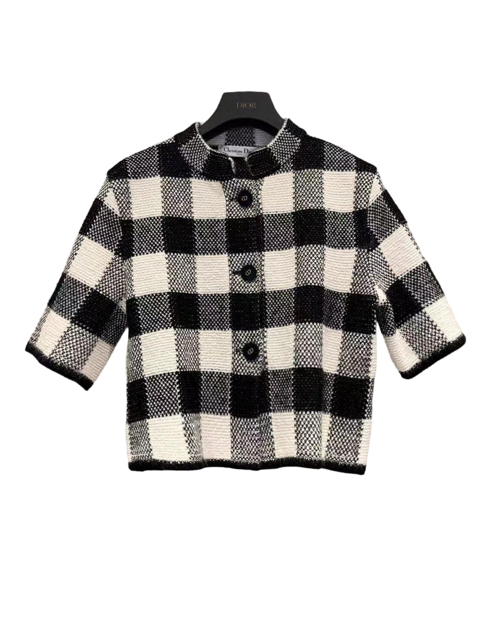 DD new contrast plaid jacket