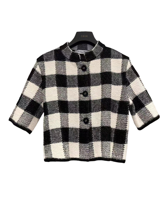 DD new contrast plaid jacket