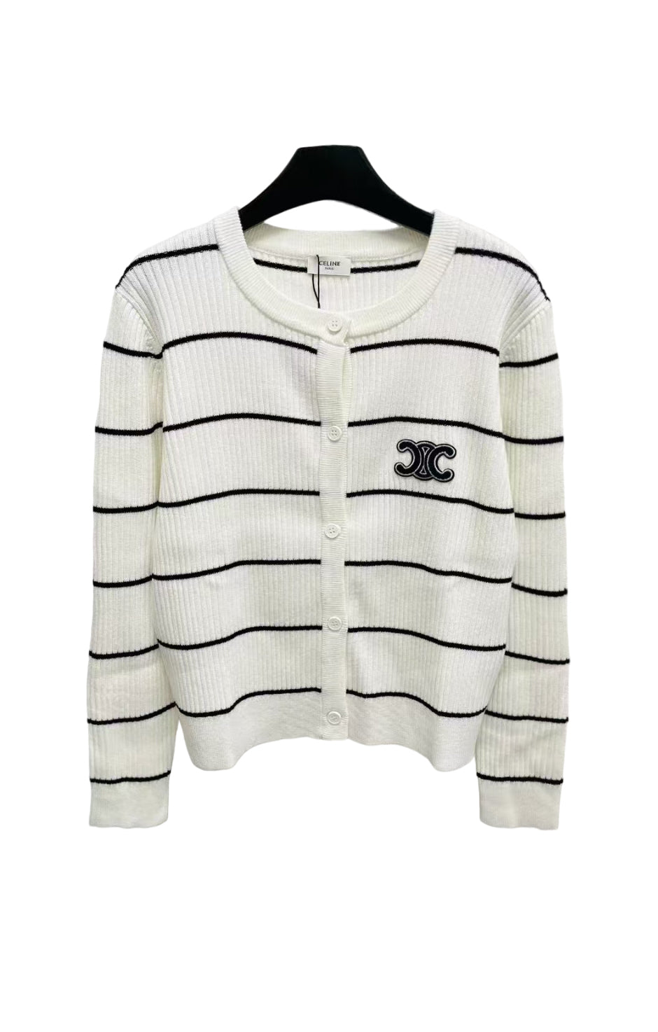 CL launches new striped knitted cardigan