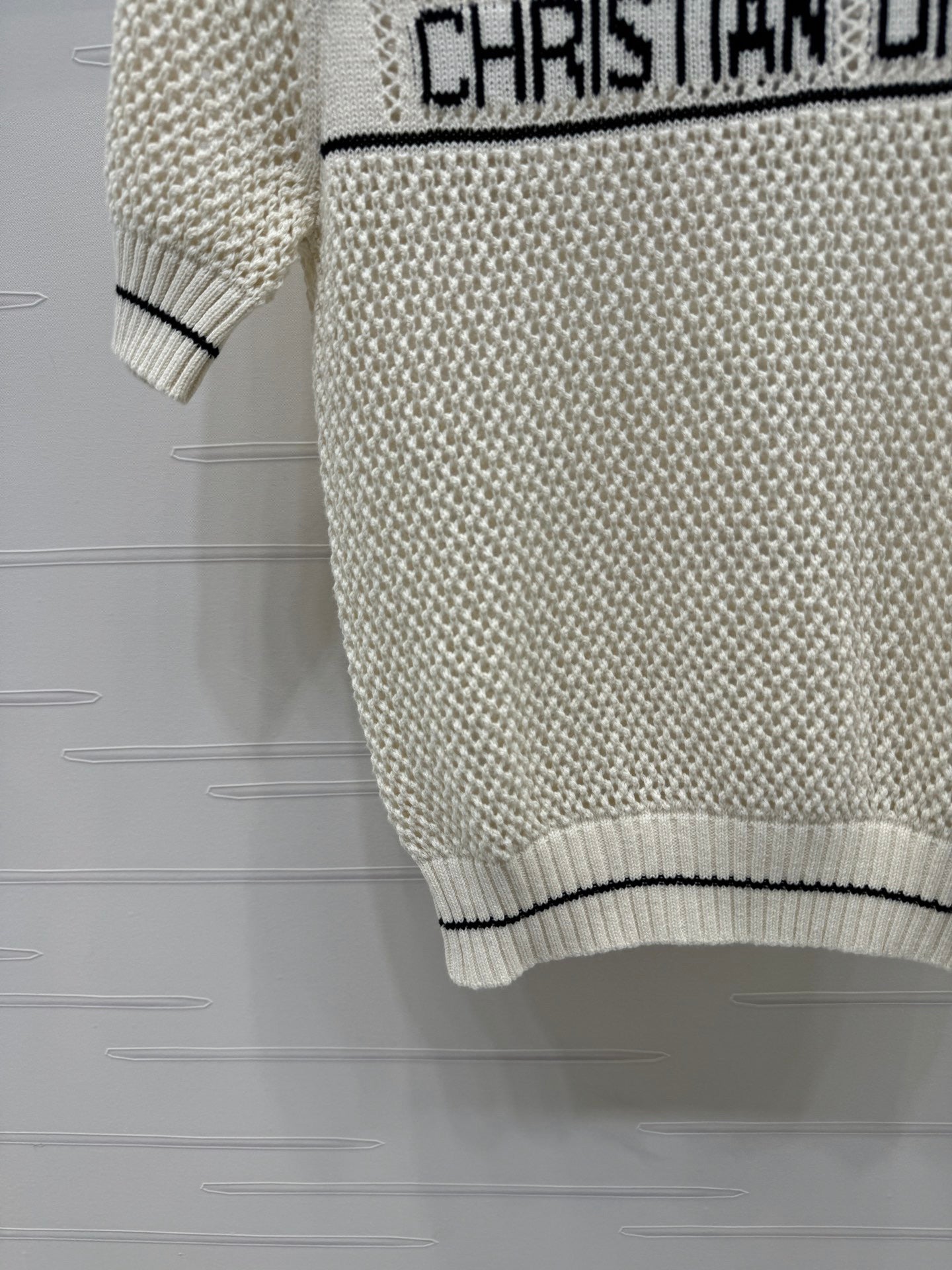 hollow knitted sweater