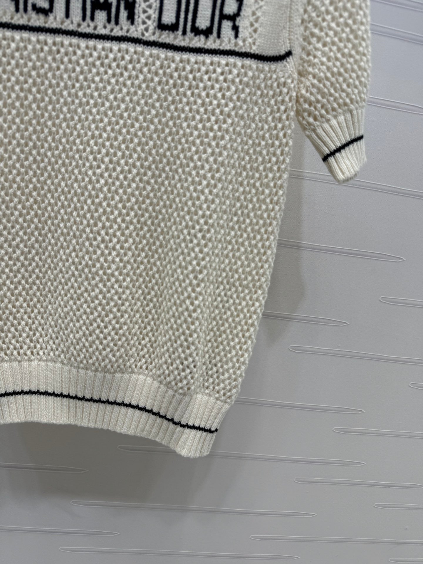 hollow knitted sweater