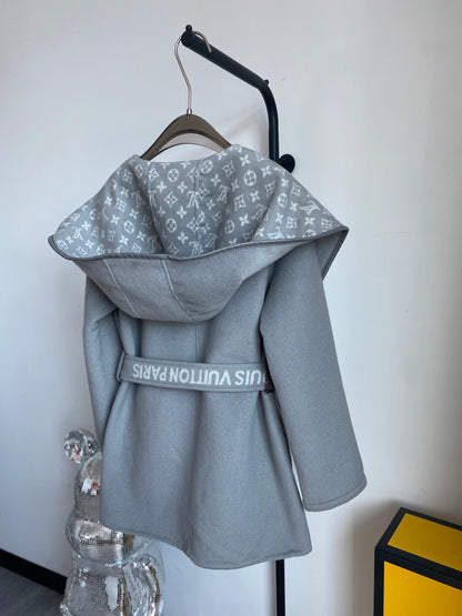 Light Grey Floral Coat