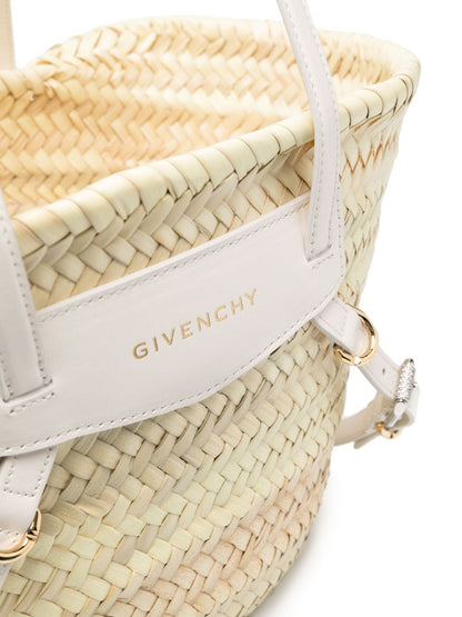 GVC woven straw shoulder bag(35x16x23cm)