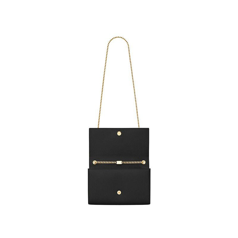 Kate Bag In Black Textured Leather (24×14.5×5.5cm)