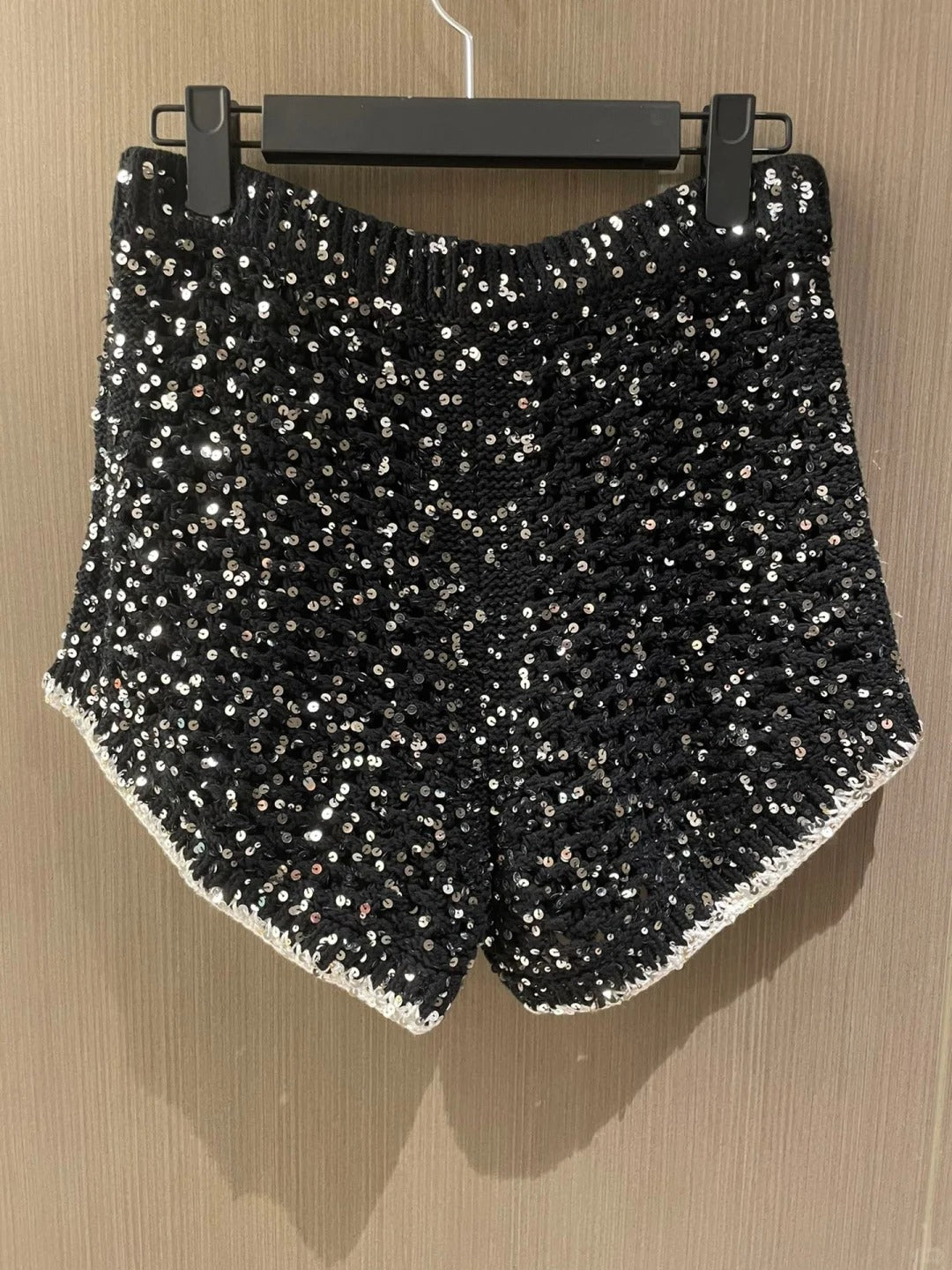 sparkly sequin shorts