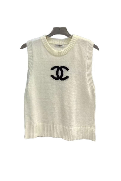 CC autumn new logo knitted vest