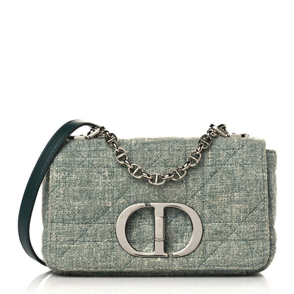 CD Tweed  Small Caro Bag Light Green（25.5×15.5×8cm）