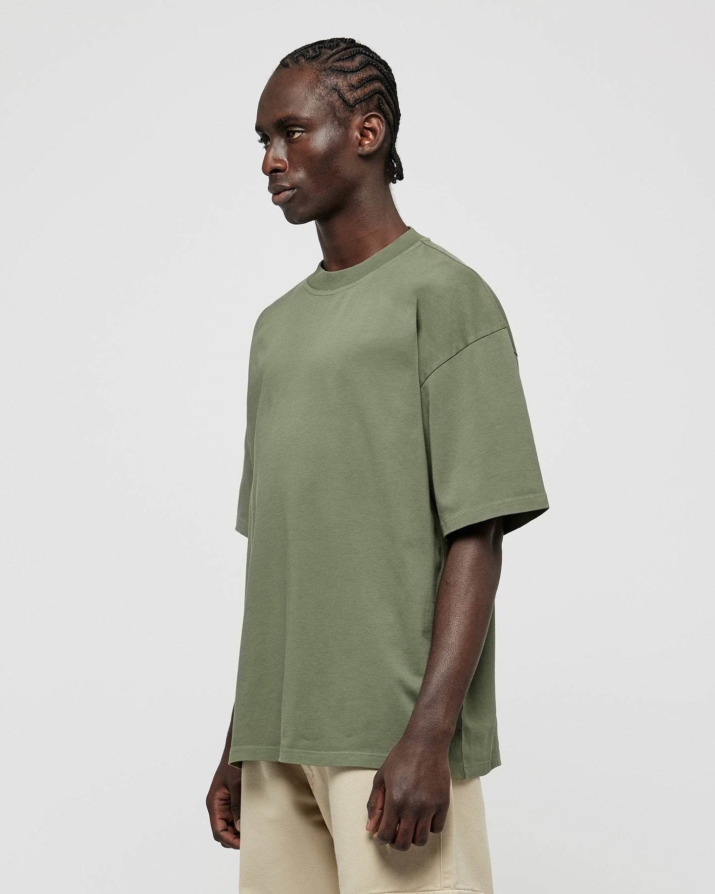 Smokey Green Basic T-Shirt