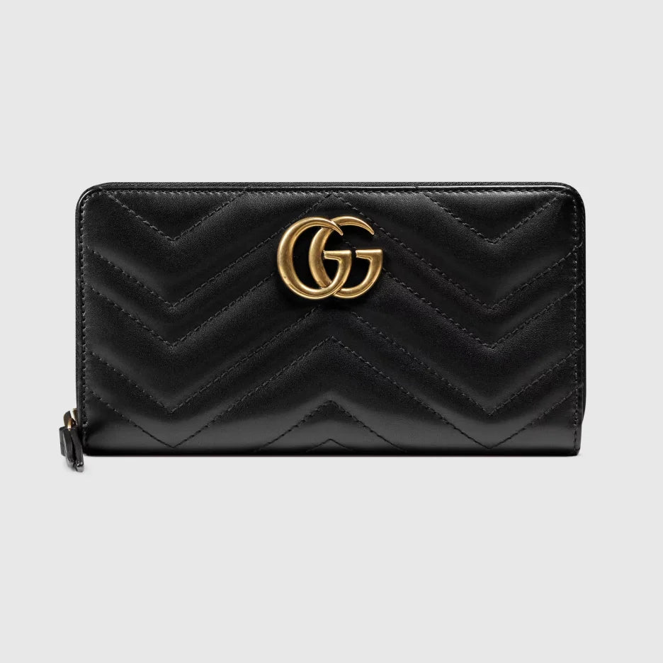 GG Marmont medium tote bag+GG Marmont zip around wallet (35×27×13cm)