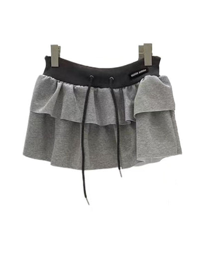 High-end high-waisted short skirt