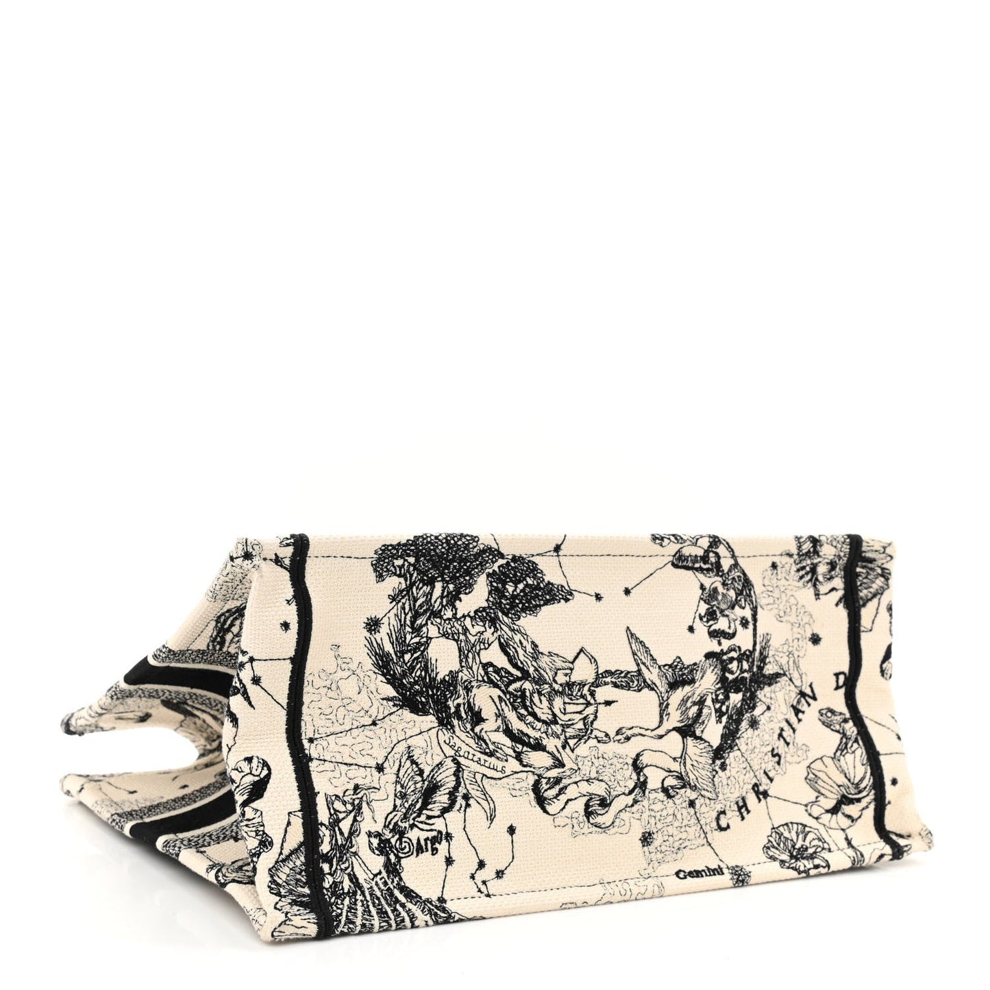 CD Canvas  Zodiac Toile  Book Tote Latte（36.5×28×17.5cm）