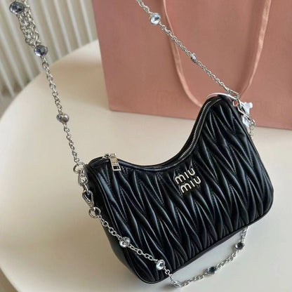 Ladies New High-end Niche Light Luxury Diamond Chain Bag