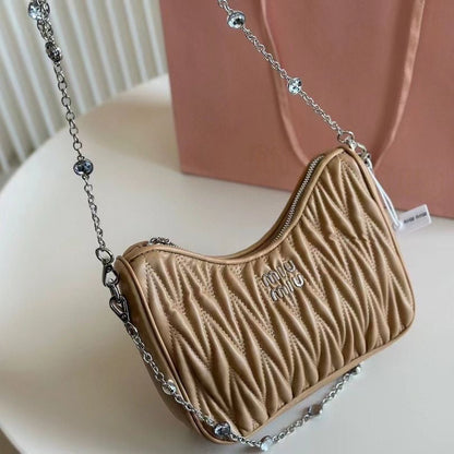 Ladies New High-end Niche Light Luxury Diamond Chain Bag