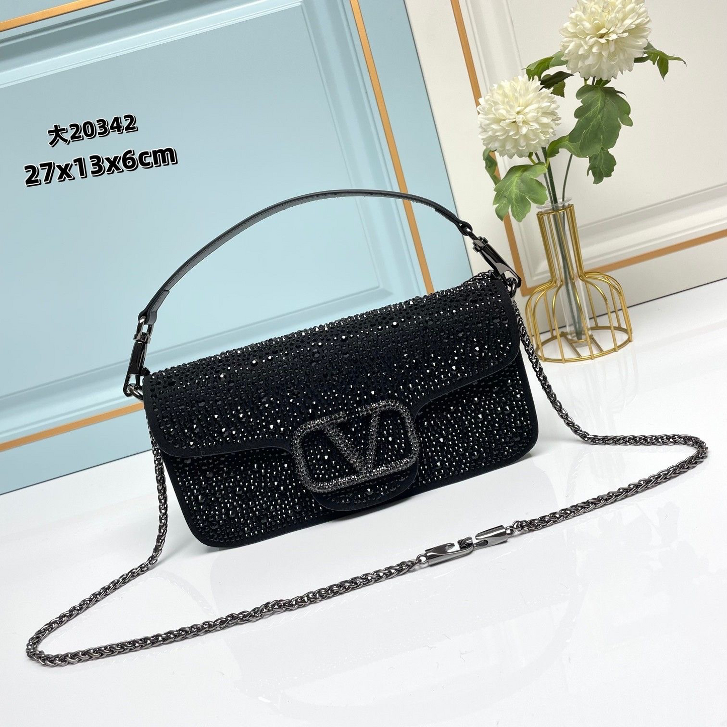 Ladies New High-looking Rhinestone Chain Bag