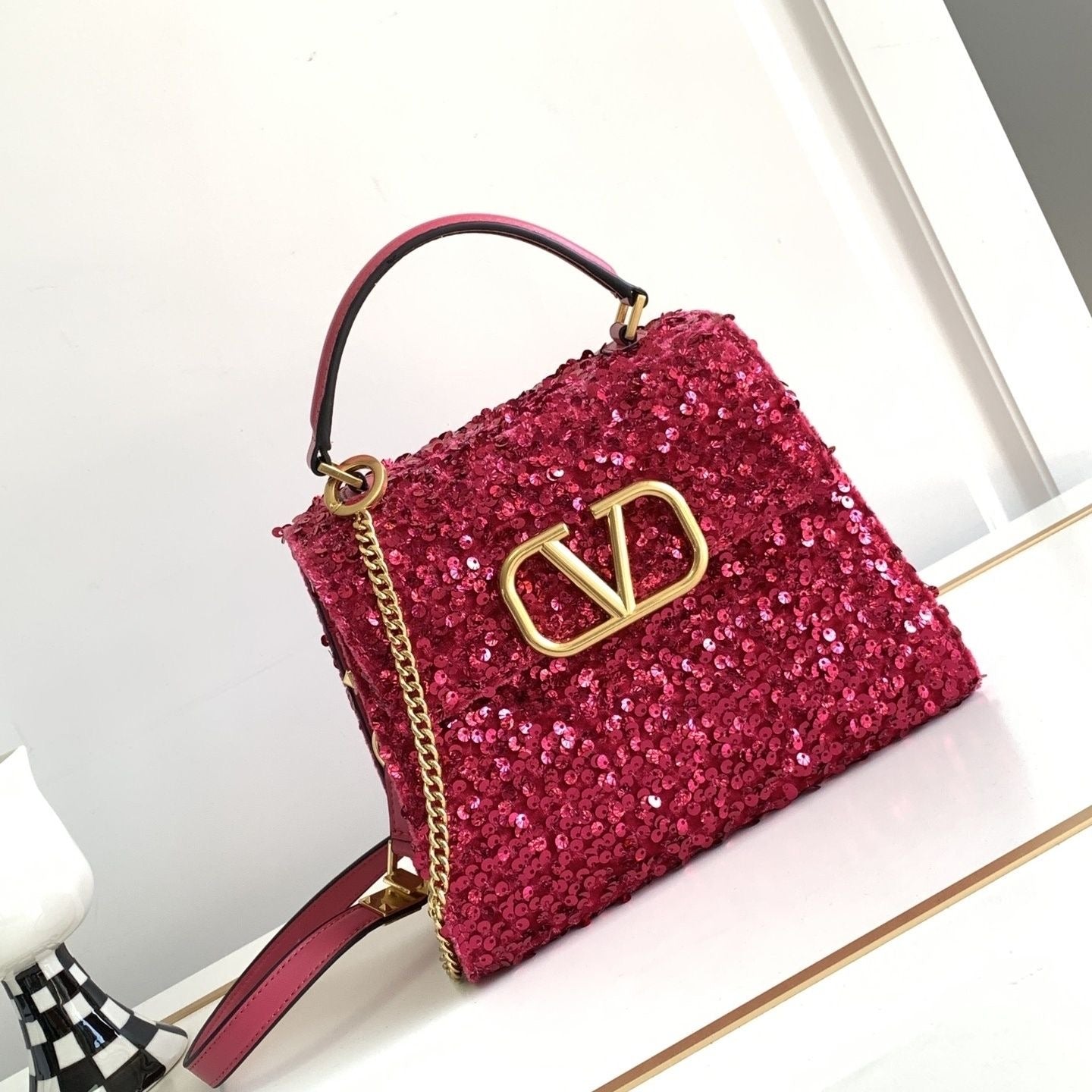 Women's Exquisite Luxury Sequined Handbag Crossbody Bag