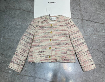 24FW NEW CL floral tweed jacket