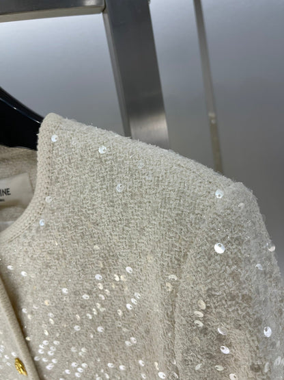 24FW NEW CL sequined mini jacket