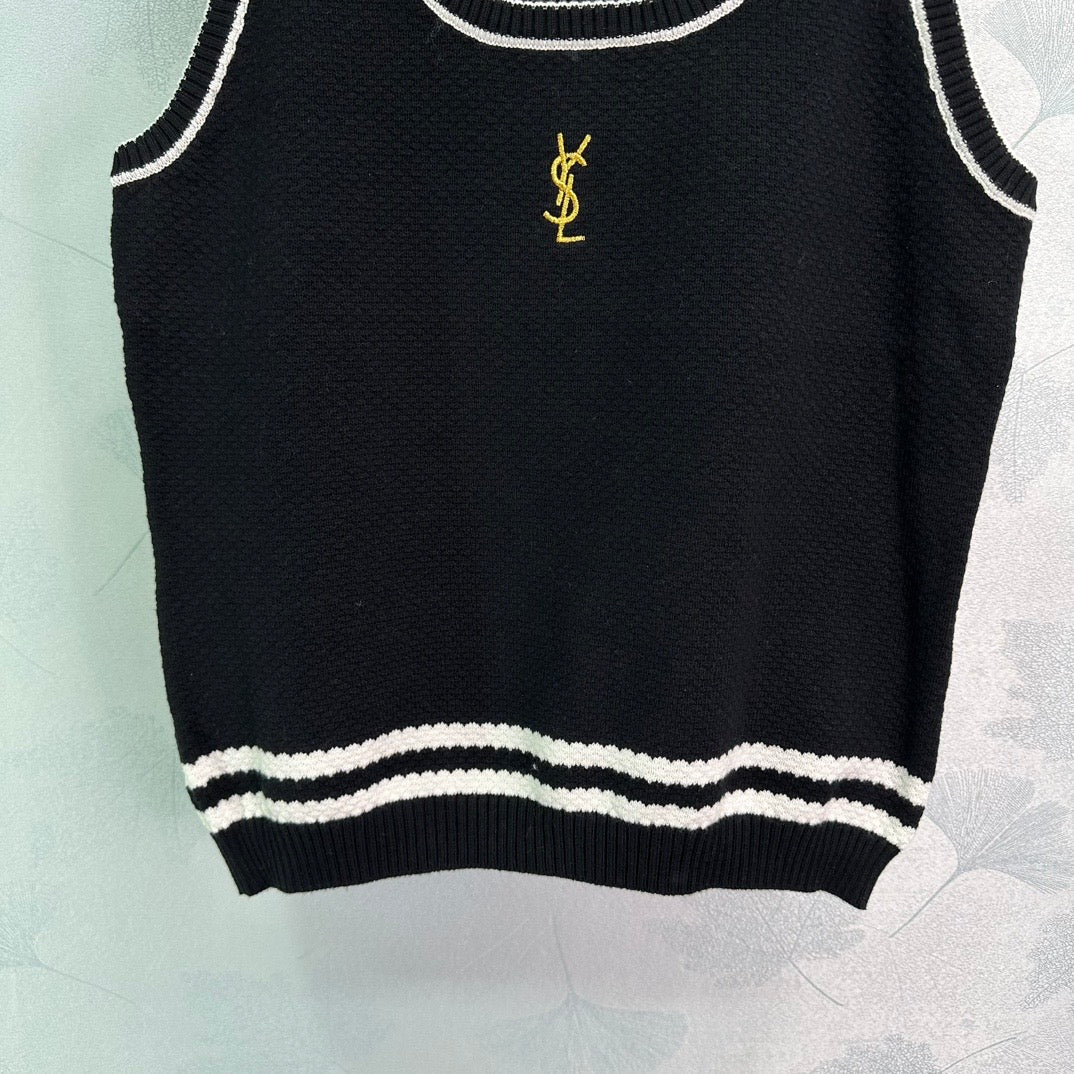 24FW NEW  knitted u-neck vest