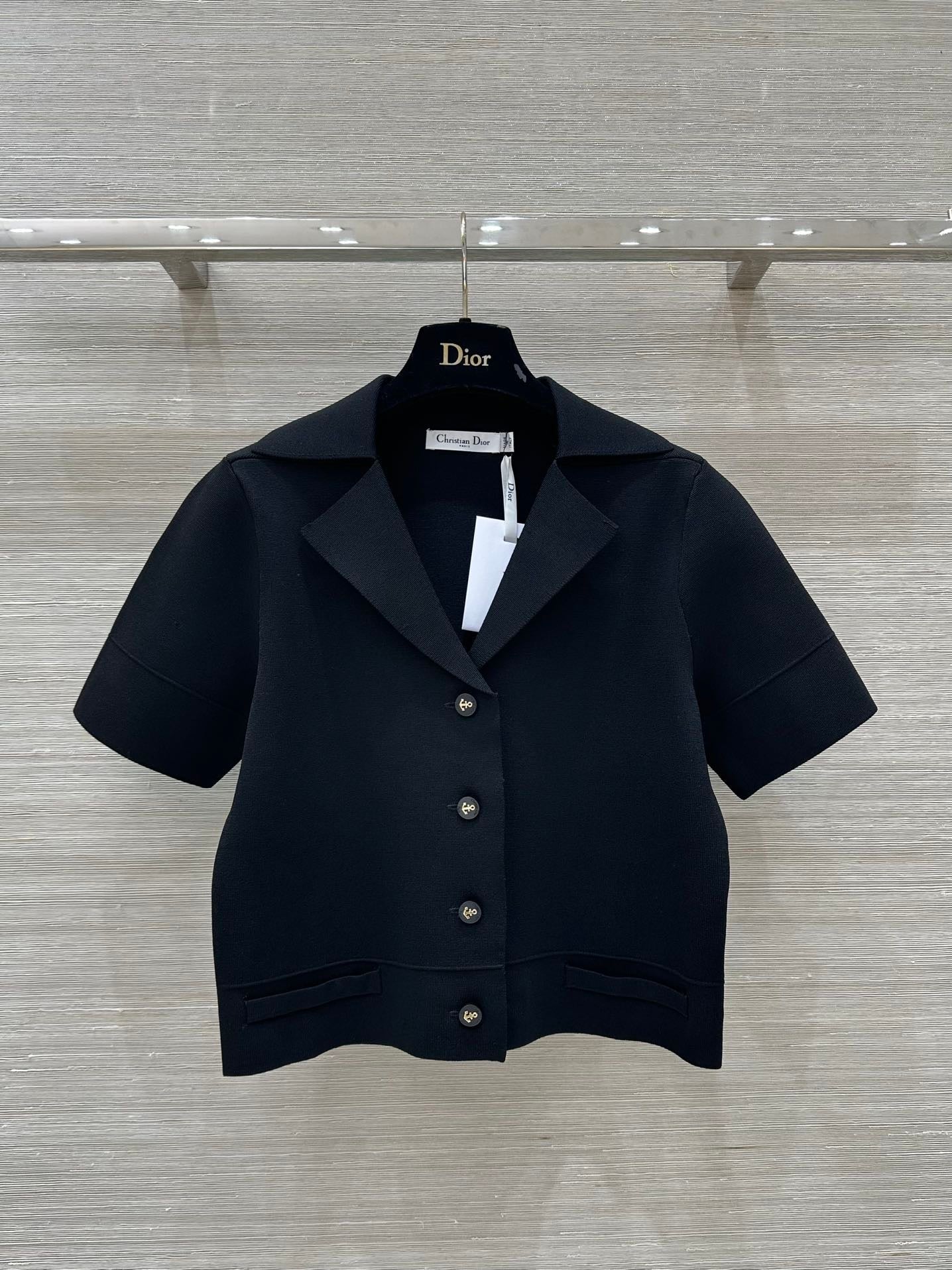 24FW NEW CD missd navy style lapel small jacket