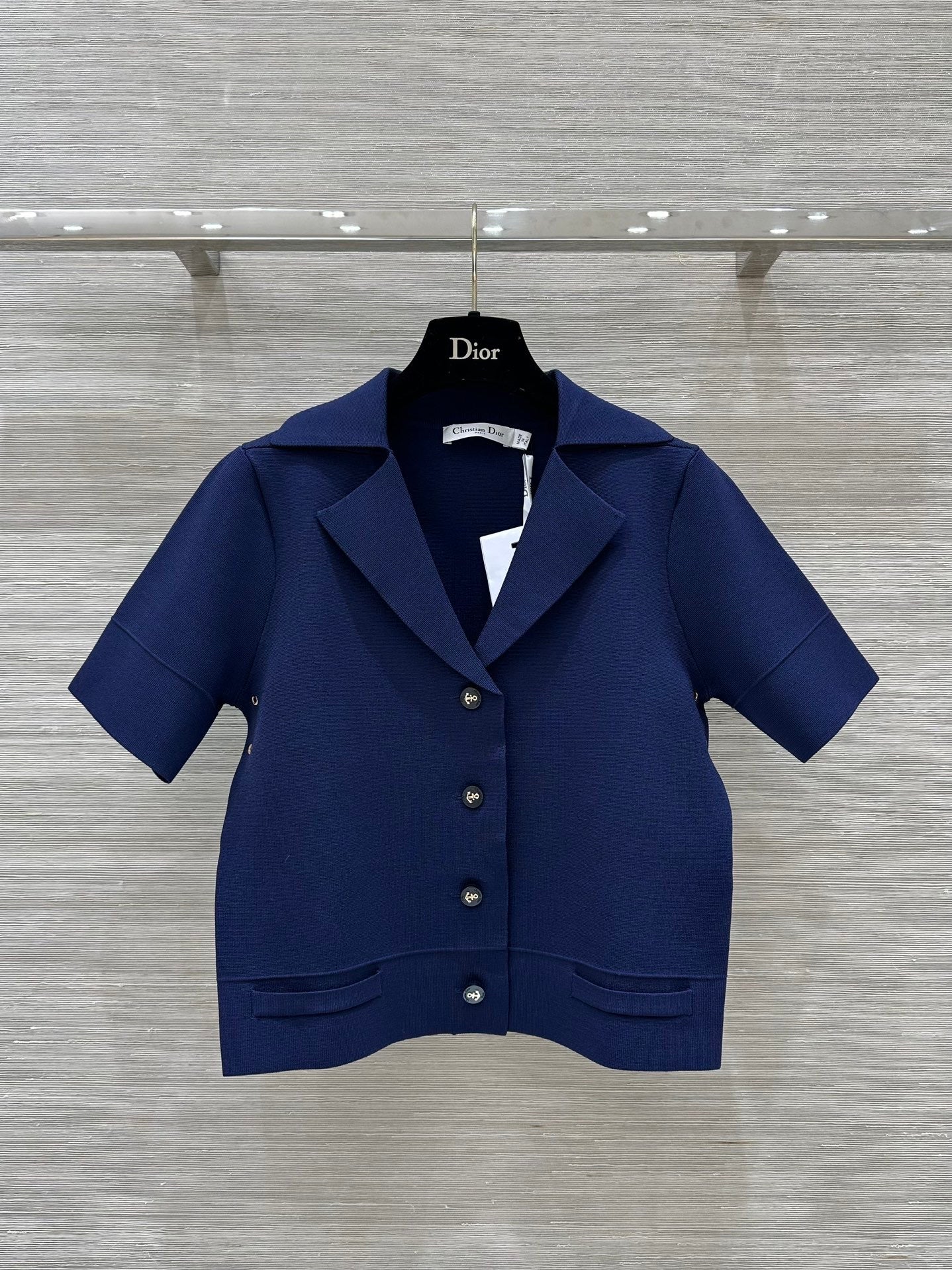 24FW NEW CD missd navy style lapel small jacket