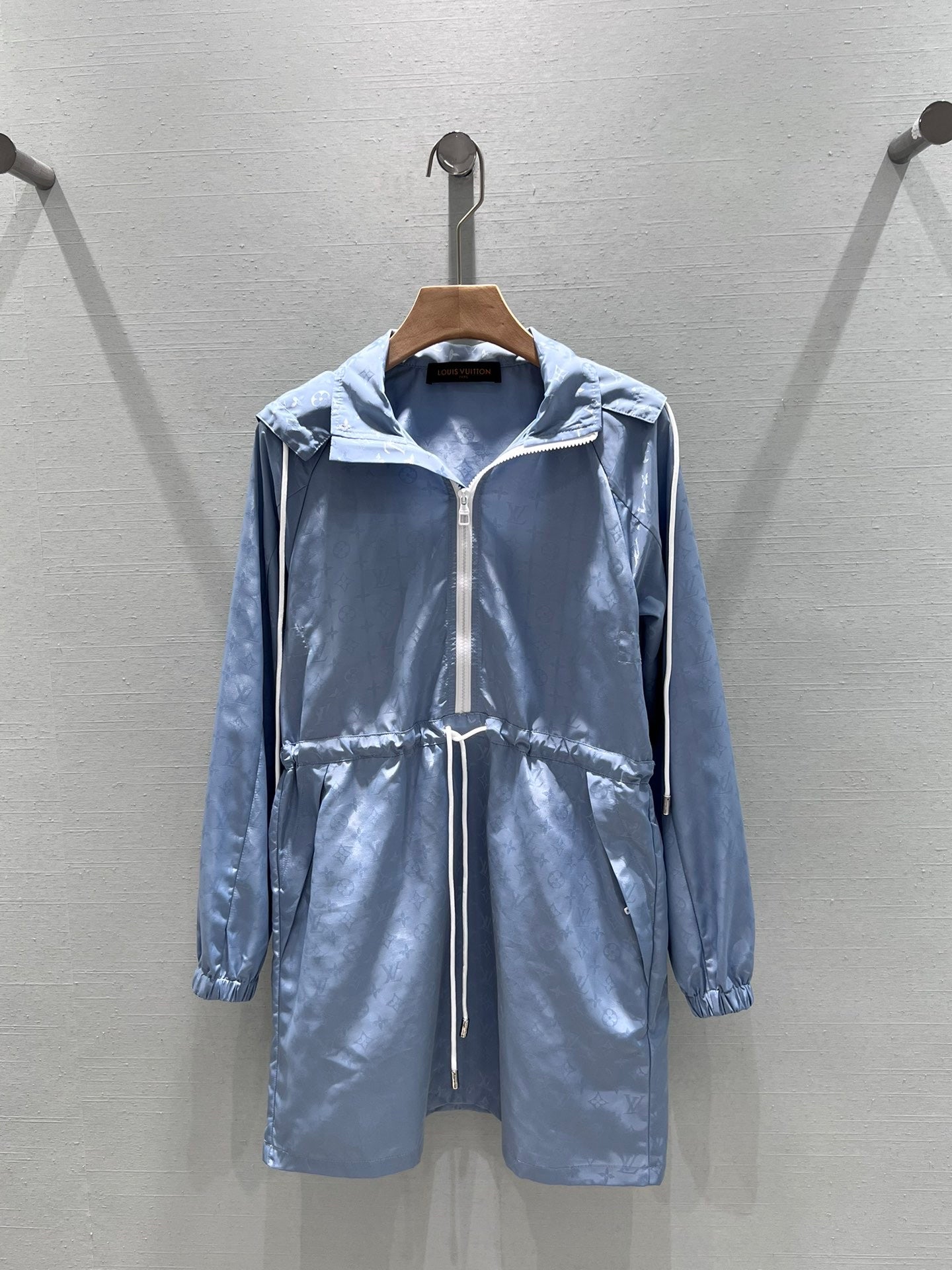 24FW NEW L hooded trench coat dress