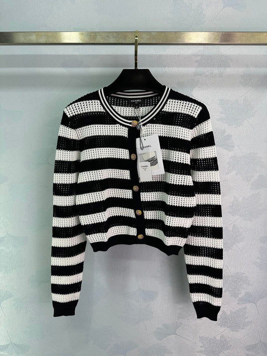 24FW NEW CC knitted breathable cardigan