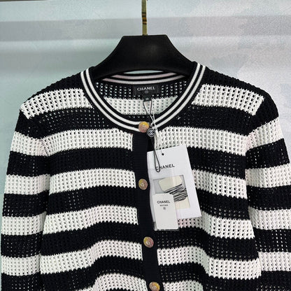 24FW NEW CC knitted breathable cardigan