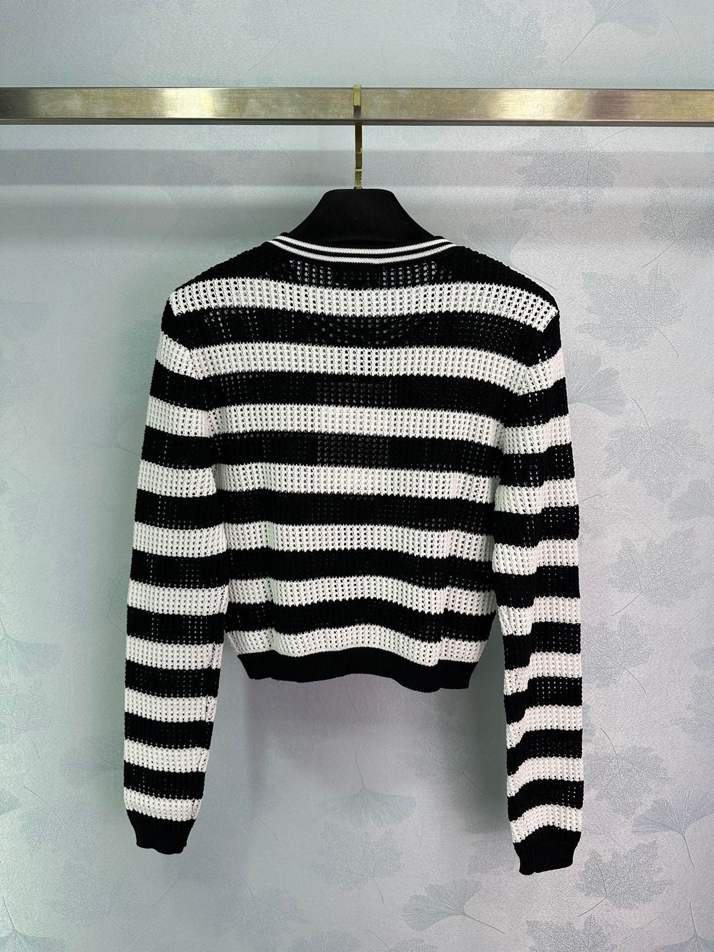 24FW NEW CC knitted breathable cardigan