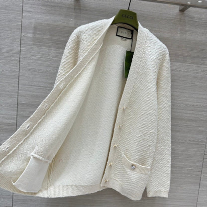 24FW NEW GG v-neck cardigan