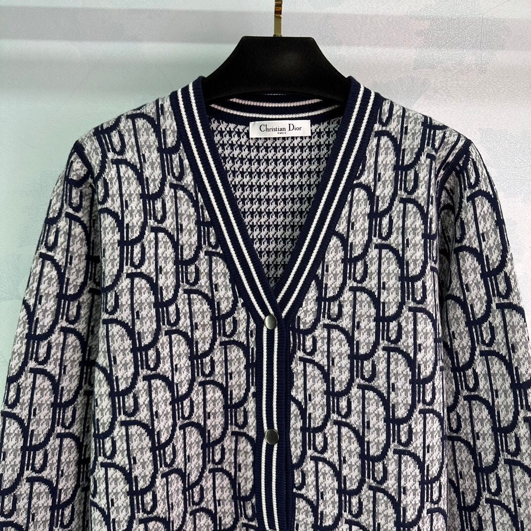 24FW NEW CD knitted cardigan