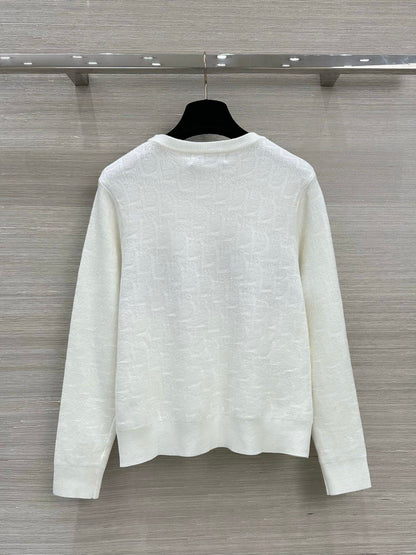 24FW NEW CD Cannage knitted top