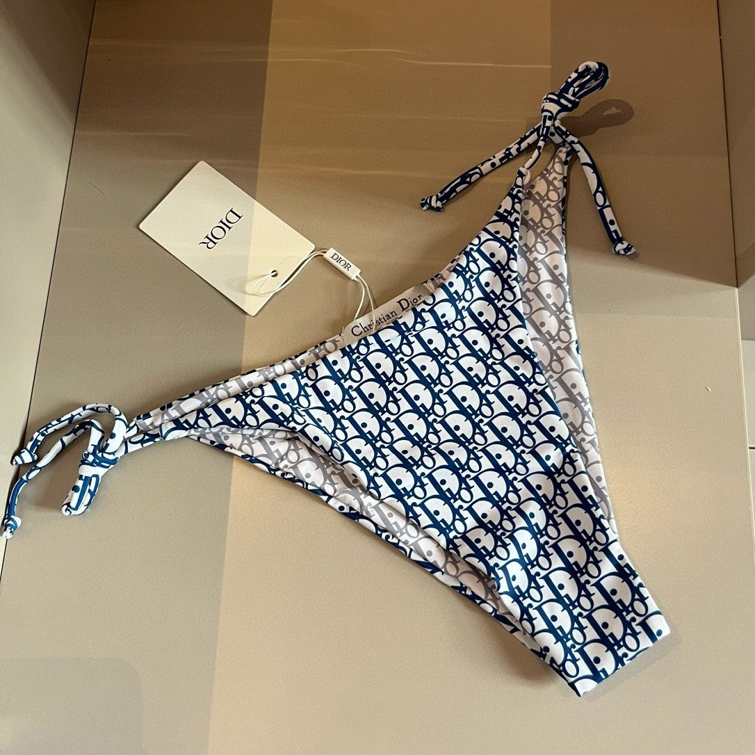 Logo print all over bikini