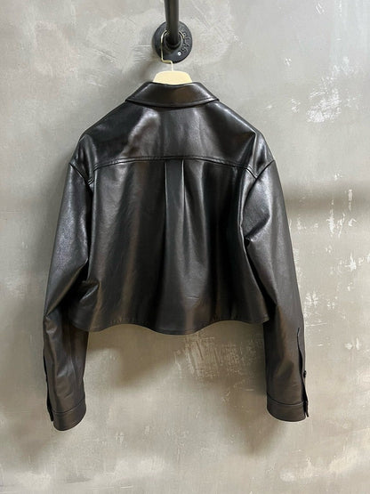 Sweet and cool lambskin jacket