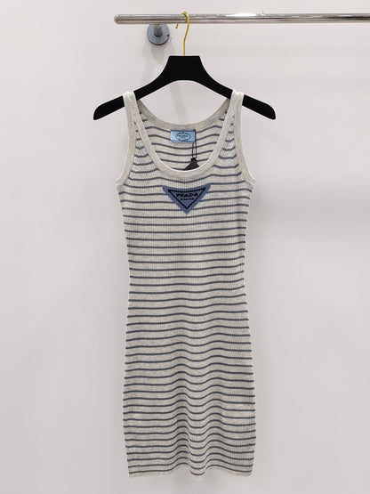 PRD knitted striped dress