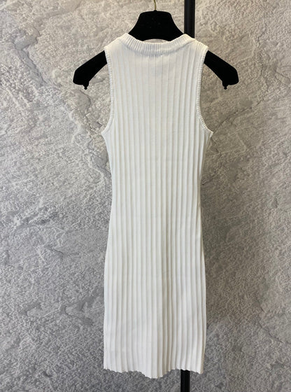 New summer silk knitted sundress