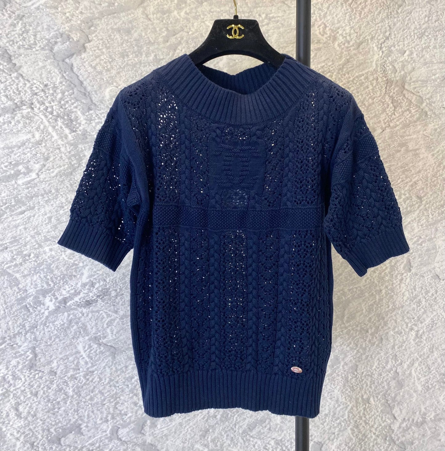 New summer knitted short sleeves