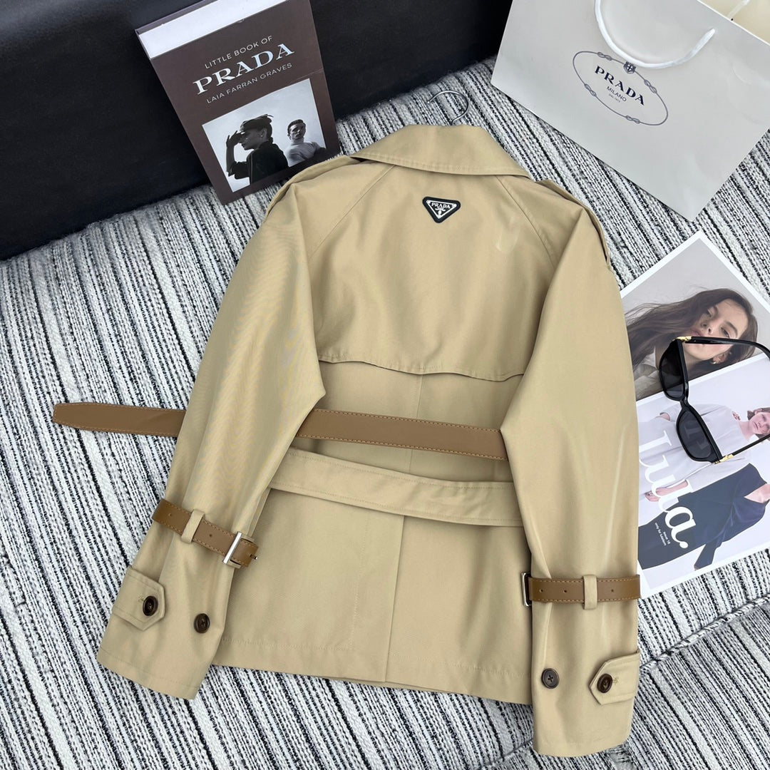 New style lapel trench coat